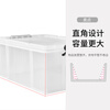 TENMA Tianma right-angle storage box large Laux storage box 530L car-mounted thickened storage box clothes collection box 1 pack transparent white 39*53*32cm
