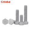 Creaby hot-dip galvanized screws 8.8 grade hot-dip galvanized external hexagonal screws iron tower power screw photovoltaic screws M16*65 (2 pieces)