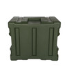 Rotational molding box material box outdoor portable box airdrop box transport box equipment box storage box military green (600*500*400) MM