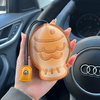 Shijanu Avocado Pull Key Bag 2025 New Style Suitable for Volkswagen, Audi and Mercedes-Benz Small Fish Embossed Three-dimensional Process (11*8.6cm)_ High Quality