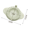 Jingkodi Dumpling Making Dumpling Wrap Creative Dumpling Mold Dumpling Making Machine Kitchen Gadget Dumpling Box Nordic Green Dumpling Maker 1 Pack
