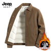 JEEP SPIRIT Down Jacket Men's Jacket 2025 New Winter Lapel Casual Thickened Warm Jacket 2581 Black XL