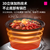 Lecon Cantonese-style claypot rice cooker commercial fully automatic claypot stove cabinet-type electric heating high-power multi-head tinfoil claypot smart tinfoil clay pot take-out claypot rice machine single-layer single-row 4-head claypot stove 20 cookers per hour