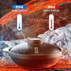 Jin sister-in-law casserole stew pot household gas high temperature resistant dry-fired claypot rice gas stove special soup pot ceramic casserole 3L