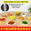 ShouMi disposable drawstring tablecloth with elastic waterproof and oil-proof no-wash thickened food grade banquet plastic film tablecloth 1.8m diameter round table 2.6m long and wide square table 10 pcs