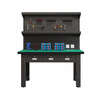 Xingyun anti-static heavy-duty workbench, bench, industrial workshop, factory assembly line tool table, multi-functional maintenance tool table, experimental operating table - 2.1 meters flat, three-drawn and double-hanging board