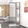 Liutangju Changhong glass screen partition cabinet entry entrance cabinet living room simple modern foyer cabinet storage storage cabinet alloy frame Changhong screen cabinet 200*150cm