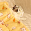 Pilot Dog House Cat House Winter Warming Mat Dog Sleeping Supplies Sleeping Mat Floor Mat Four Seasons Universal Fur Blanket M