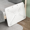 Hongqingxin's heightened and large bed small table bay window computer table folding table berth home lazy desk student writing heightened upgraded model apple wood horseshoe legs 60*4