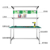 Liduofang anti-static workbench aluminum profile workbench factory workshop aluminum alloy operating table maintenance table experimental table single side 1800*800*1800mm can be customized
