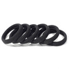Baicuilai black hair rope seamless hair ring head rope 30 nylon high-elastic rubber bands hair leather case women's high-end sense