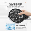 Sun Rain Cyclone Pressurized Shower Head Large Panel Bath Shower Shower Head Pressurized Shower Head Set Home Sviper Gray Cyclone Powerful Three-speed Boost 135mm Large Panel Shower + 2 Meter Explosion-proof Hose + Support