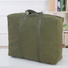 Storage bag canvas portable quilt organizing luggage clothes packing bag moving bag quilt bag extra large army green