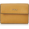 FURLA women's wallet storage card storage cash compartment storage coin pocket textured leather gift for girlfriend GIRASOLE i (1007-BG700) ONE SIZE