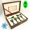 Gansu luminous cup Jiuquan luminous cup ink jade genuine free shipping manufacturer set grape wine Dunhuang free shipping luminous