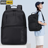 The9 (V.NINE) Backpack Computer Bag Men's Backpack Business Middle School Student Bag Female High School Student College Backpack Obsidian Black