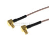DCKR RF radio frequency connection cable MCX-J male to MCX-K female cable coaxial cable MCX-JJ adapter feeder MCX-JW to MCX-JW 0.3m