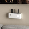 Miaoxinsi router placement rack storage box storage shelf hidden hole-free wall-mounted WiFi placement rack wall-mounted artifact