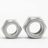 Jinchao 304 stainless steel metal self-locking nut anti-loosening nut M3M4M5M6M8M10 M6 (5 pieces) 316