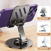Dipur mobile phone desktop holder ipad tablet metal mobile phone holder portable folding liftable rotating live streaming drama shooting multi-functional lazy mobile phone holder