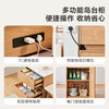 Lin's Home Simple Slate Dining Table Small Household Island Cabinet Dining Table OU6R Wood Color Island Cabinet