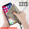 OLYSON power bank protective cover suitable for Huawei Xiaomi mobile power storage bag data cable charger velvet bag earphone dust bag mobile phone case portable custom logo single pocket small size 9.5*17.5cm