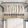 Future-style telescopic rod clothes drying rod no punching wardrobe support rod bathroom nail-free support frame hanging shower curtain rod 150-220