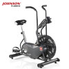 JOHNSON Wind Resistance Spin Bike Schwinn AD6i Fan Bike Belt Low Noise Luxury Home Exercise Bike Black