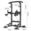 YICHIJIAN horizontal bar indoor pull-up device home squat rack bench press rack barbell rack comprehensive training fitness equipment 2.3 meters comfortable backrest black default 184