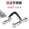 Shanglijin anti-theft chain thickened stainless steel door bolt hotel room door chain buckle door chain thickened door buckle bolt brushed silver