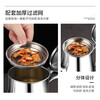Baijie stainless steel oil pot with filter oil storage tank filter oil pot anti-leak oil seasoning pot oil trap oil pot 1.2L