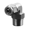 EXSN 304 stainless steel PL threaded elbow right-angle L-shaped rotating outer wire pneumatic trachea quick-twist joint high temperature resistance PL6-04