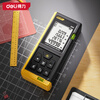 Deli handheld laser rangefinder high-precision electronic ruler infrared room measuring instrument measurement tool decoration laser ruler 80 meters/dry battery double level bubble DL4169