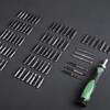 SATA Home Computer Repair Clock Disassembler Slotted Cross Screwdriver Multi-function Ratchet Wrench Available in Multiple Specifications 91-piece Precision Bit Set 05105