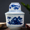 Huanjin Jingdezhen ceramic wine warmer hot wine pot yellow wine heating warm wine household white wine hot wine pot old-fashioned wine set small landscape 2 liang