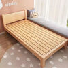 FANCYCHIC solid wood practical logs without painting small apartment single bed adult children's bed can be spliced bedroom room large bed log single bed length 180*width 120*height 40