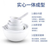 YUANZU ceramic mortar, mortar, grinding bowl, tamping medicine jar, grinding rod, mortar, pestle, Chinese and Western medicine grinding bowl, mashing bowl, tamping medicine set, bowl + stick + spoon + brush, frosted inner wall, thickened porcelain wall