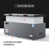Nixue Freezer Commercial Household Freezer Horizontal Large Capacity Full Freezer Display Cabinet Refrigerated Refrigerator Large Freezer 1188 Single Temperature Copper Tube-Xingyao Gray Intelligent Temperature Control Expansion Edition Level 1 Energy Consumption