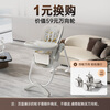 Hakkada Baby Dining Chair Rocking Chair Baby Growth Chair Learning Seat Multifunctional Chair Home Dining Table Foldable Learning Tool Rocking Chair + Free Installation Gulanhuang Pro