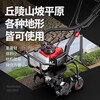 Zongshen Zongshen micro tillage machine, small gasoline cultivator, four-stroke rotary tiller, agricultural weeding, trenching and soil tilling machine, four-stroke + soil loosening wheel for vegetable fields and greenhouses.