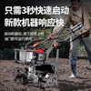 Zongshen Zongshen micro tillage machine, small gasoline cultivator, four-stroke rotary tiller, agricultural weeding, trenching and soil tilling machine, four-stroke + soil loosening wheel for vegetable fields and greenhouses.