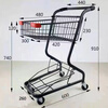 Supermarket snack store shopping cart double-decker trolley pink stall shopping mall props trolley ktv gray trolley