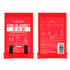 Mingdian fire extinguishing blanket 1.5M*1.5M fiberglass material, highly efficient flame retardant, used with fire extinguishers, home, vehicle and factory emergency