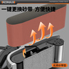Komax belt sanding machine, high-power sanding machine, tank polishing machine, small handheld woodworking surface sander, woodworking sandpaper machine, tank type, aluminum body sanding belt machine, including 1 sand bag