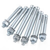 Jinggong Iron Galvanized Expansion Screw National Standard Extended Metal Explosion Bolt M6M8M10M12M14M16M20 Galvanized M6*60 (10 pcs) Drilled 10mm