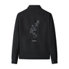 Cabin floral letter embroidered jacket 24 autumn coat casual fashion comfortable texture anthracite 01 48
