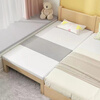 FANCYCHIC solid wood practical logs without painting small apartment single bed adult children's bed can be spliced bedroom room large bed log single bed length 180*width 120*height 40