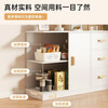 Zhuohe chest of drawers bedroom wall cabinet locker room bedside locker living room storage cabinet drawer chest chest of drawers main picture two doors three drawers warm white 100cm