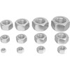 Tianzhuo Hardware 321/316/310S/2205 stainless steel hexagonal nut fine thread anti-thread screw cap collection M2-M16 M100-1 piece 304