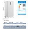 Meiling 172-liter vertical household refrigerator-freezer air-cooled fixed-frequency first-class energy efficiency-32 quick-freezing electronic temperature-controlled color steel panel BD-172WECX white trade-in